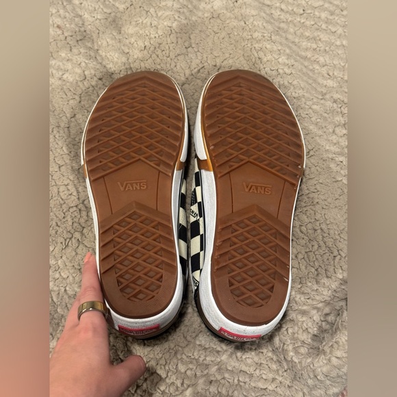 VANS OLD SKOOL STACKED (CHECKERBOARD) Black/ True White, M 7.5/W 9 - Picture 8 of 8